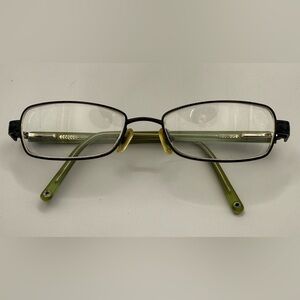 Coach Stylish Black and Green Eyeglasses